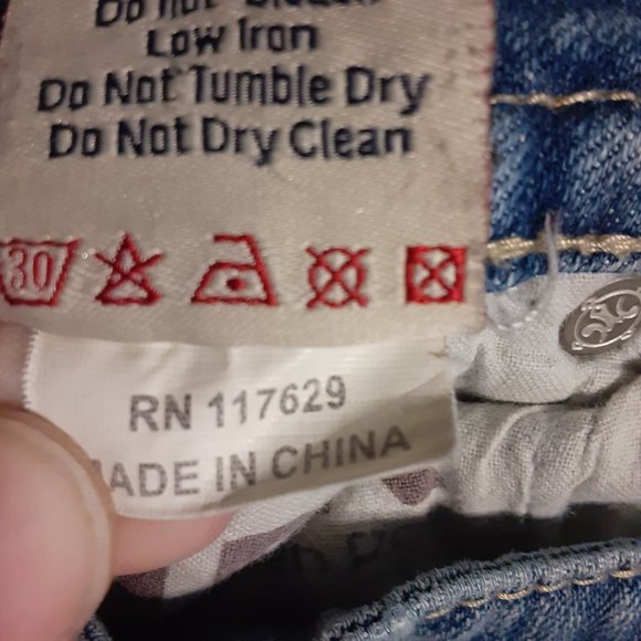 MEK Denim Women's Cuffed Capri Jeans Size 25 - Picture 7 of 8